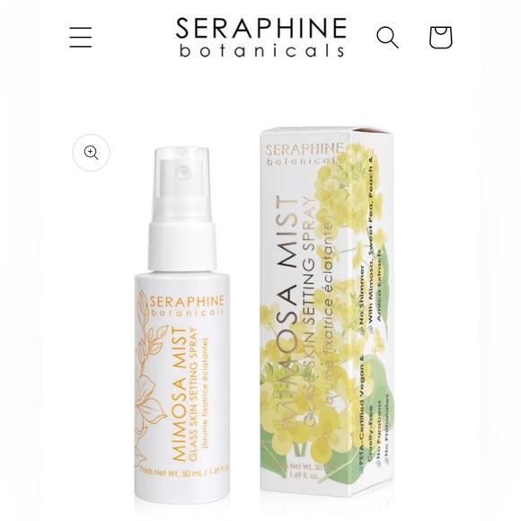 SERAPHINE BOTANICALS | Mimosa Mist | Glass Skin Setting Spray (Brand New!) 💘 - Picture 2 of 11